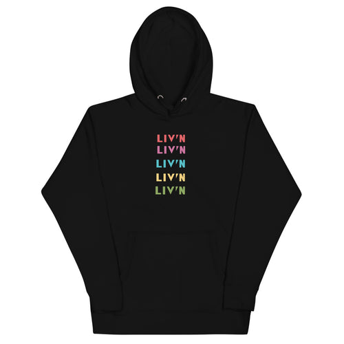 LIV'N Multi-Colored Hoodie